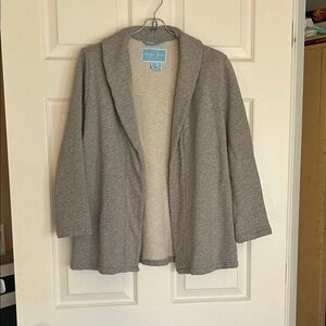 2/$15. Gray Open Front Cardigan